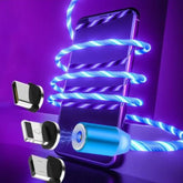 Magnetic LED Charging Cable – iPhone, Android, Type-C